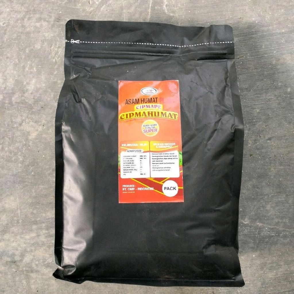 Pupuk Asam Humat Cipmahumat Nutrisi Tanah Kemasan 1,5 Kg