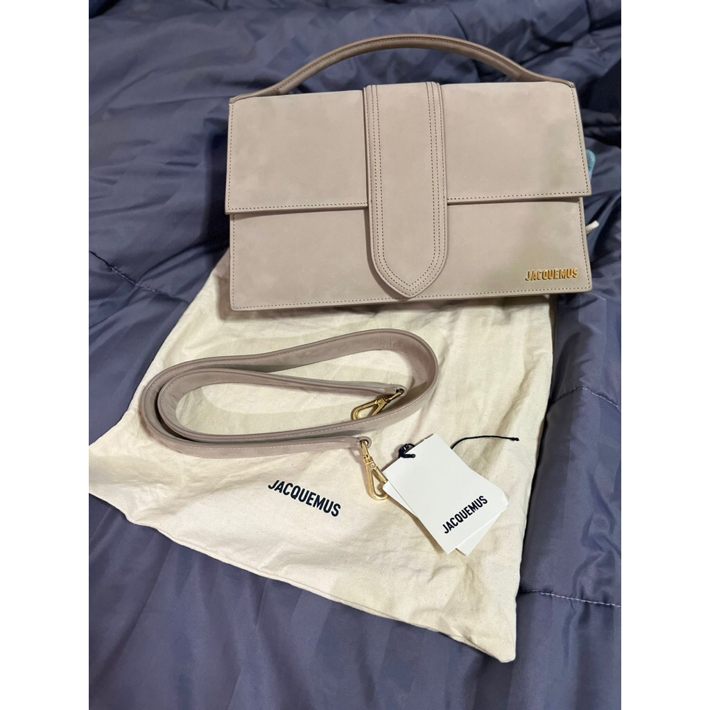 Jacquemus Large Bambino Nubuck Leather