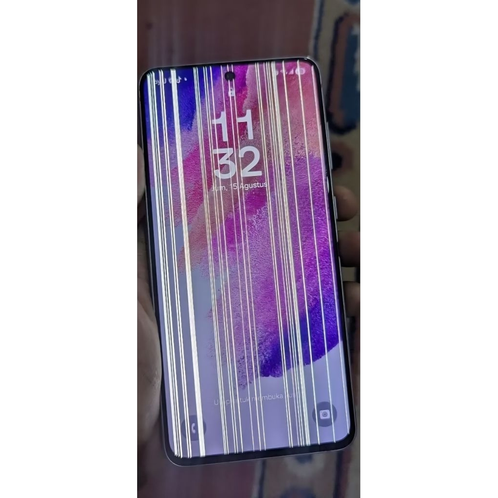 LCD dan frame copotan samsung s21 fe ungu
