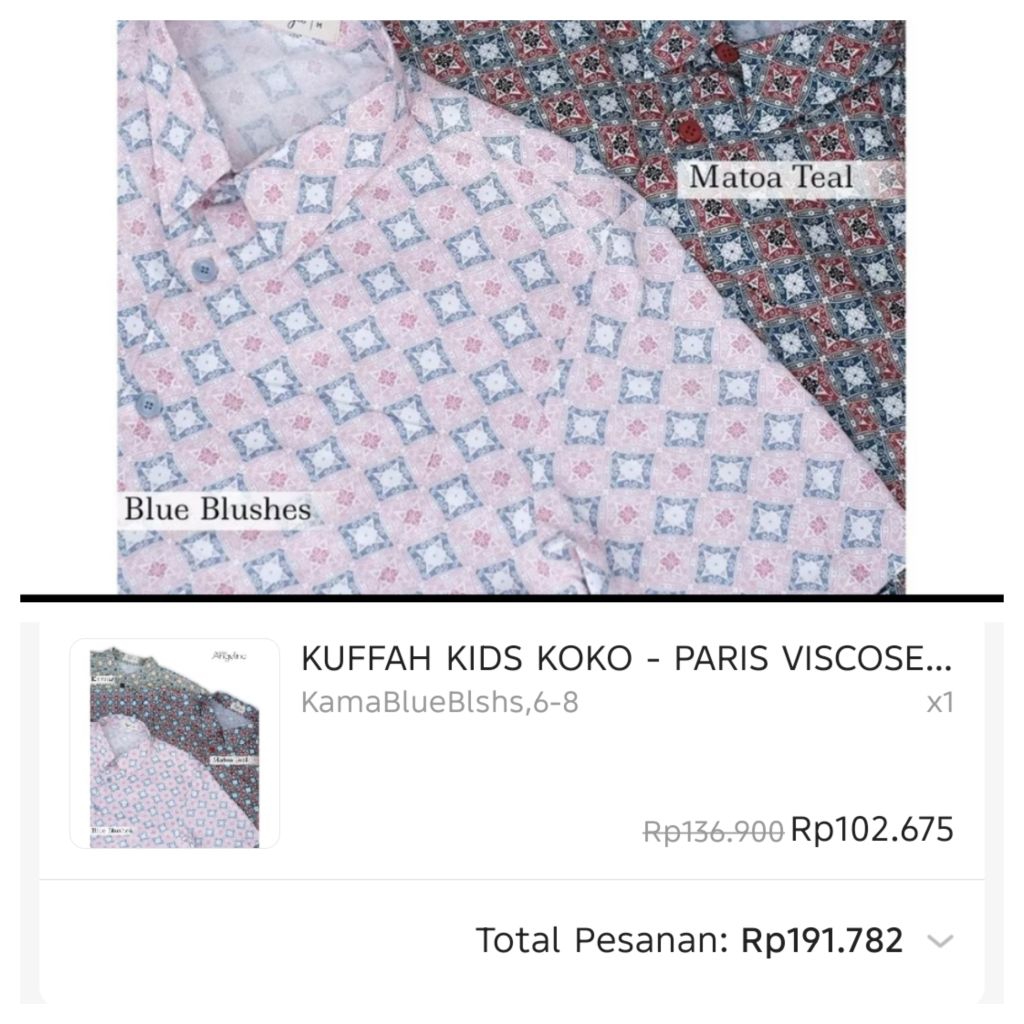 Kuffah Kids Koko Atelier Angelina