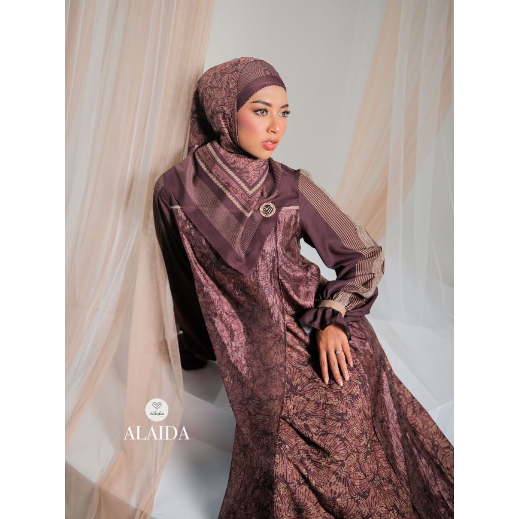 Premium Alaida series by Shkata gamis kerudung