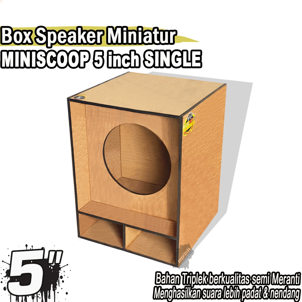 Box Speaker Miniatur Miniscoop 5 Inch