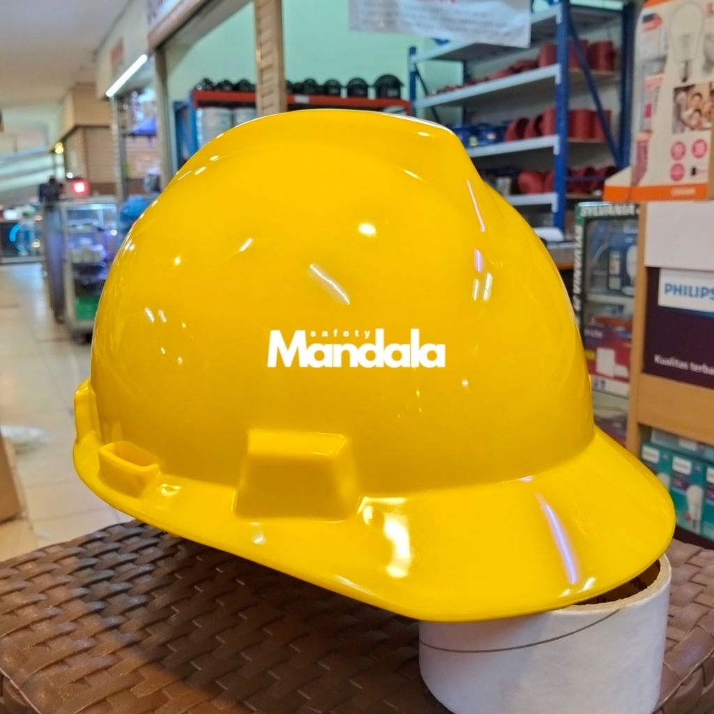 Helm Safety Krisbow HPDE Original / Safety Helmet Krisbow Termurah