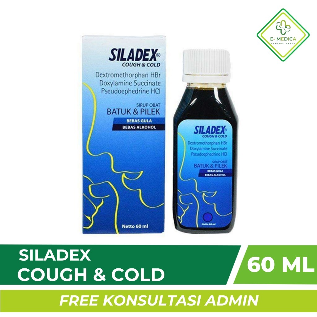 Siladex Batuk & Pilek 60 ml / Obat Batuk Siladex