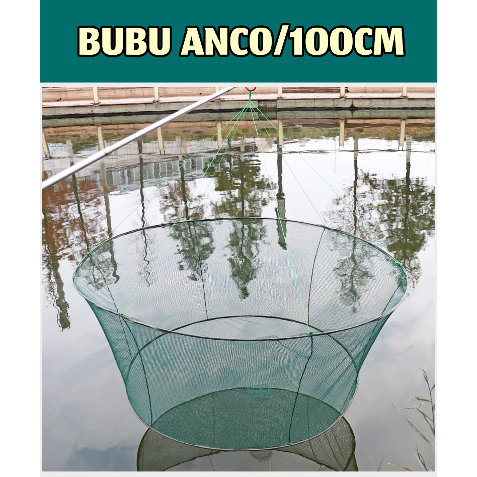 bubu anco bulat  Bubu Payung lipat jaring ikan udangdll diameter 1meter siap pakai