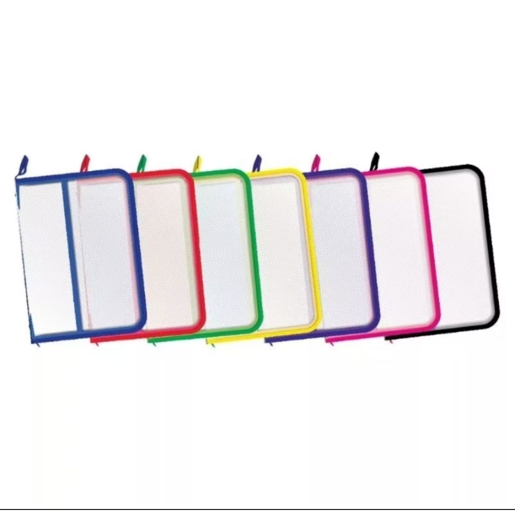 Map Zipper Plastik Reselting Bag File F4 Jenia Plastik Tebal