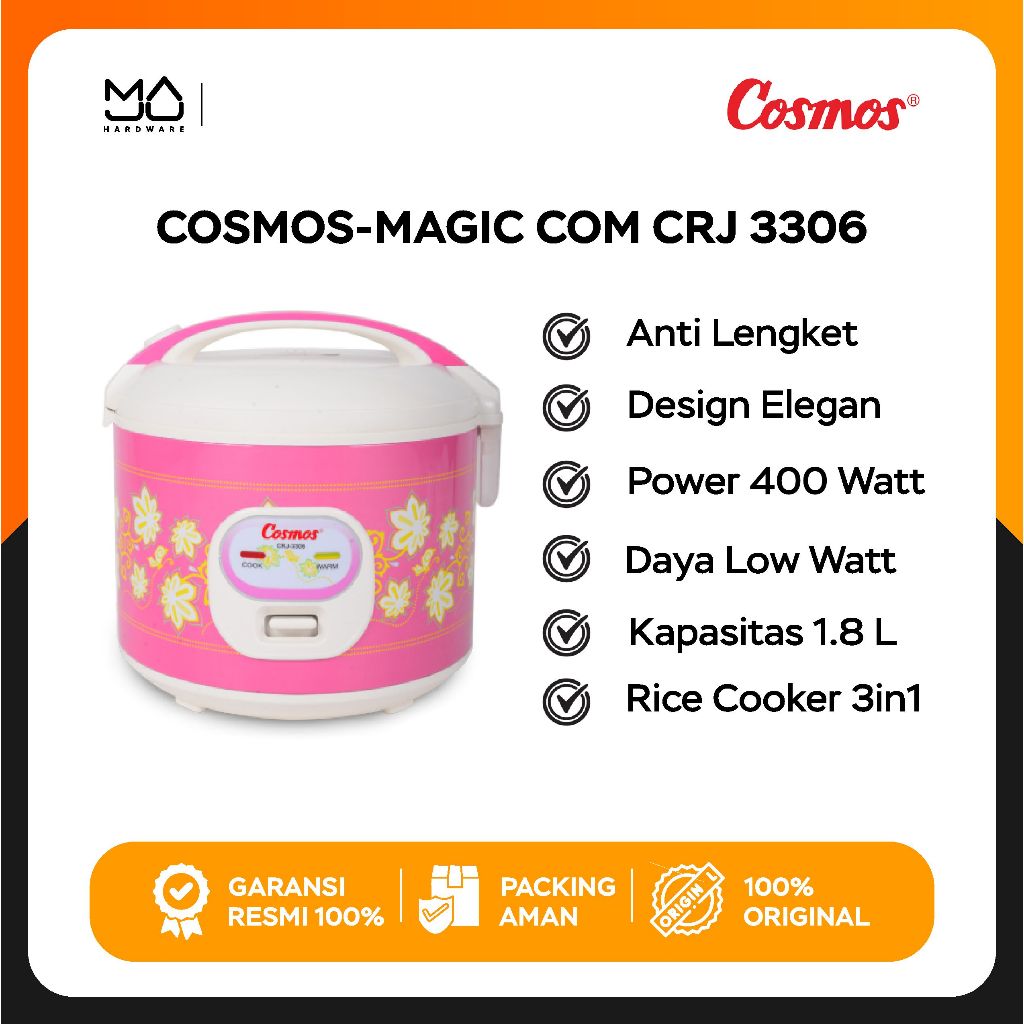 Rice Cooker Cosmos – Rice Cooker 1.8 L CRJ-3306 - Original
