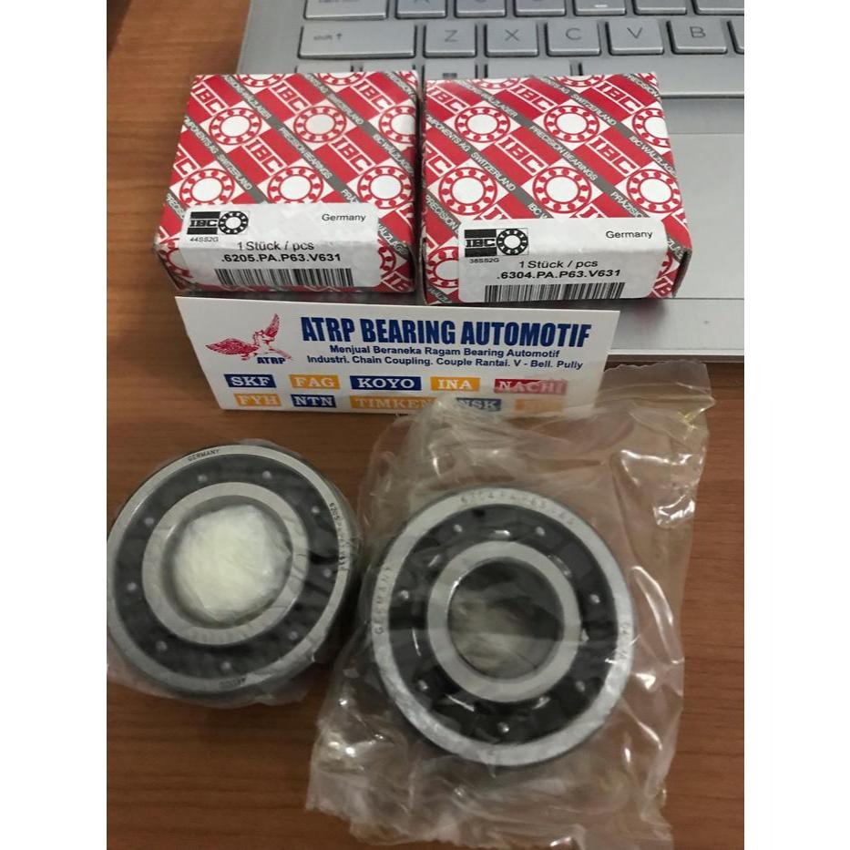 BEARING KRUK AS MOTOR JUPITER Z RX KING RXZ RXS VEGA R  SUZUKI TS 125 6205 PAP63 6304 PAP63 IBC GERM