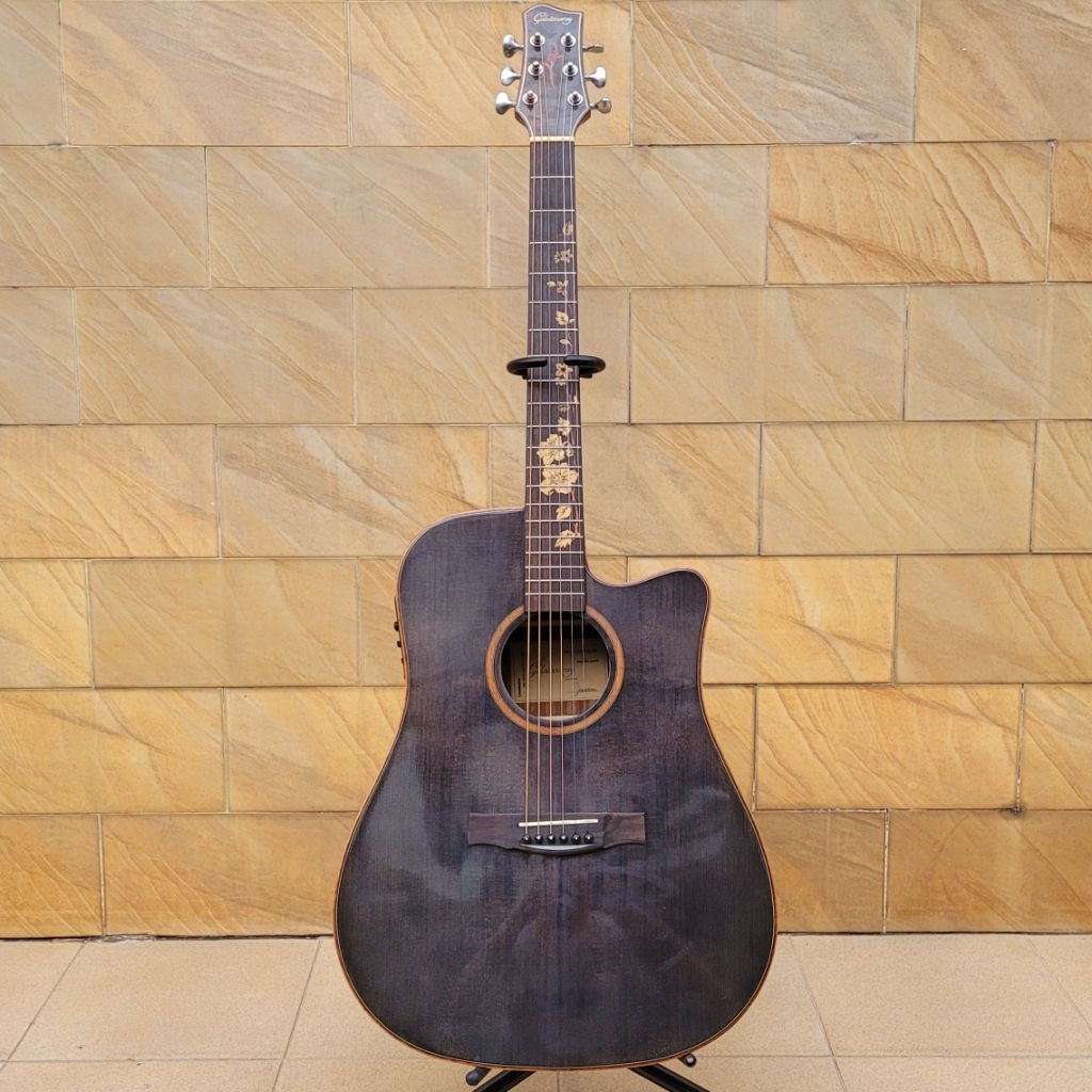 Gitar Akustik Elektrik GALATASARAY GT-D30 BK / Galatsaray GT D30 BK