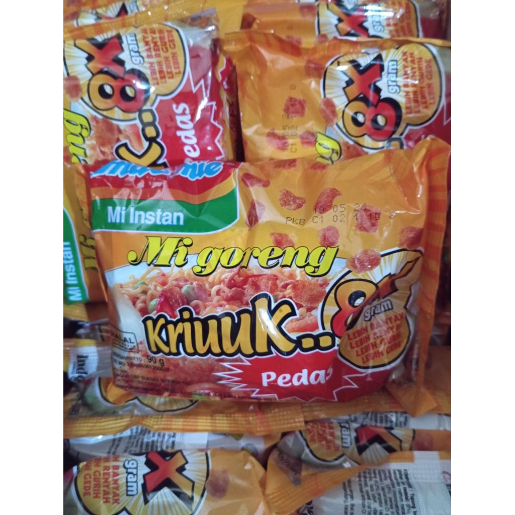 Indomie goreng kriuk pedas