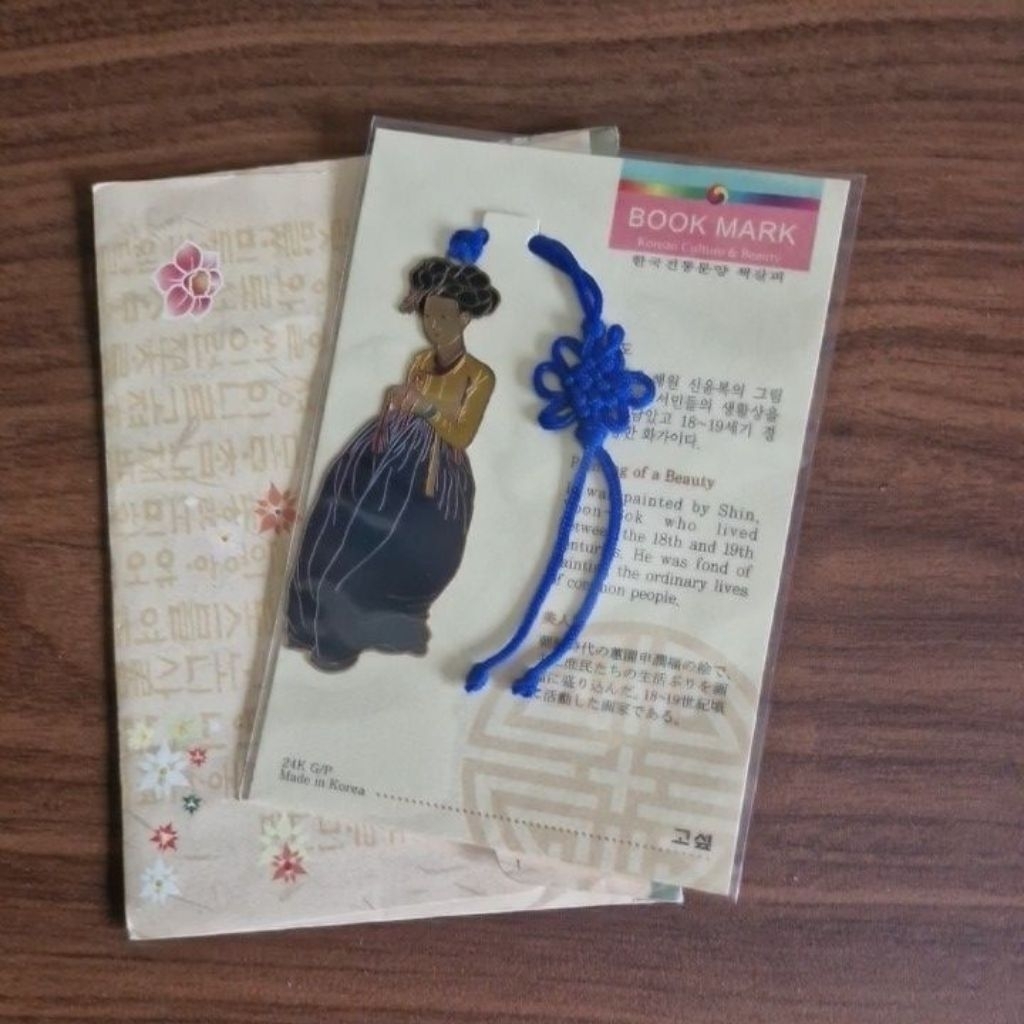 Bookmark Korea Estetik Souvenir Korea