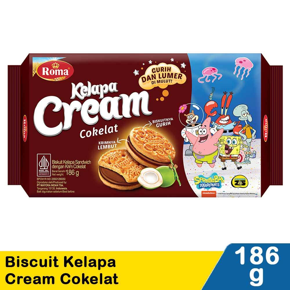 ROMA KELAPA CREAM COKLAT / BISKUIT ROMA KELAPA