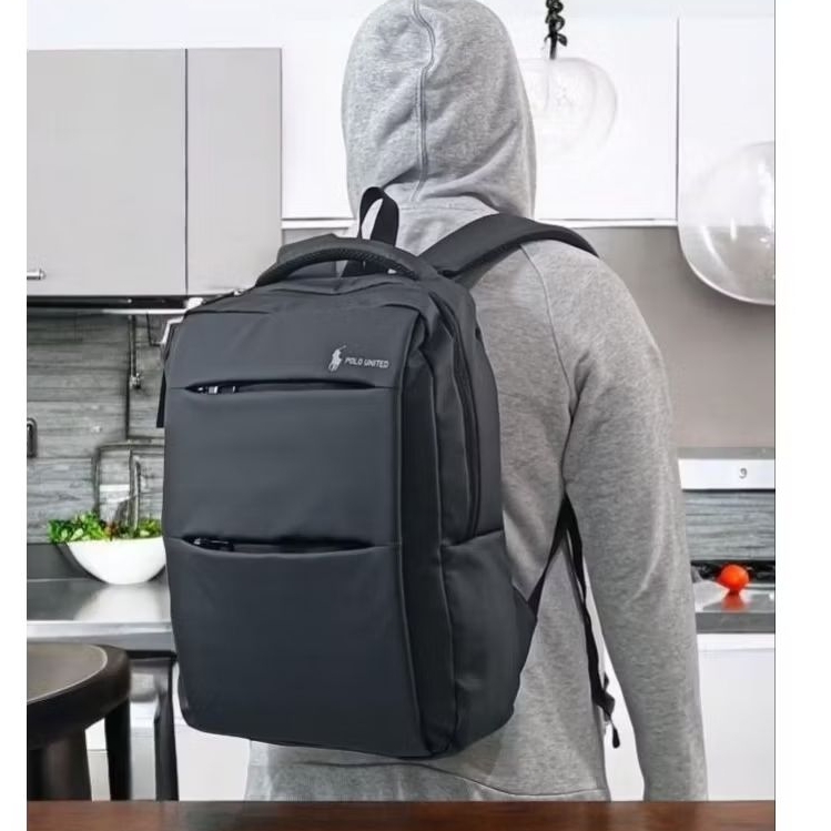 TAS RANSEL MODEL SLIM RAMPING WATERPROOF ANTI AIR MUAT LAPTOP 14 INCH PRIA DAN WANITA