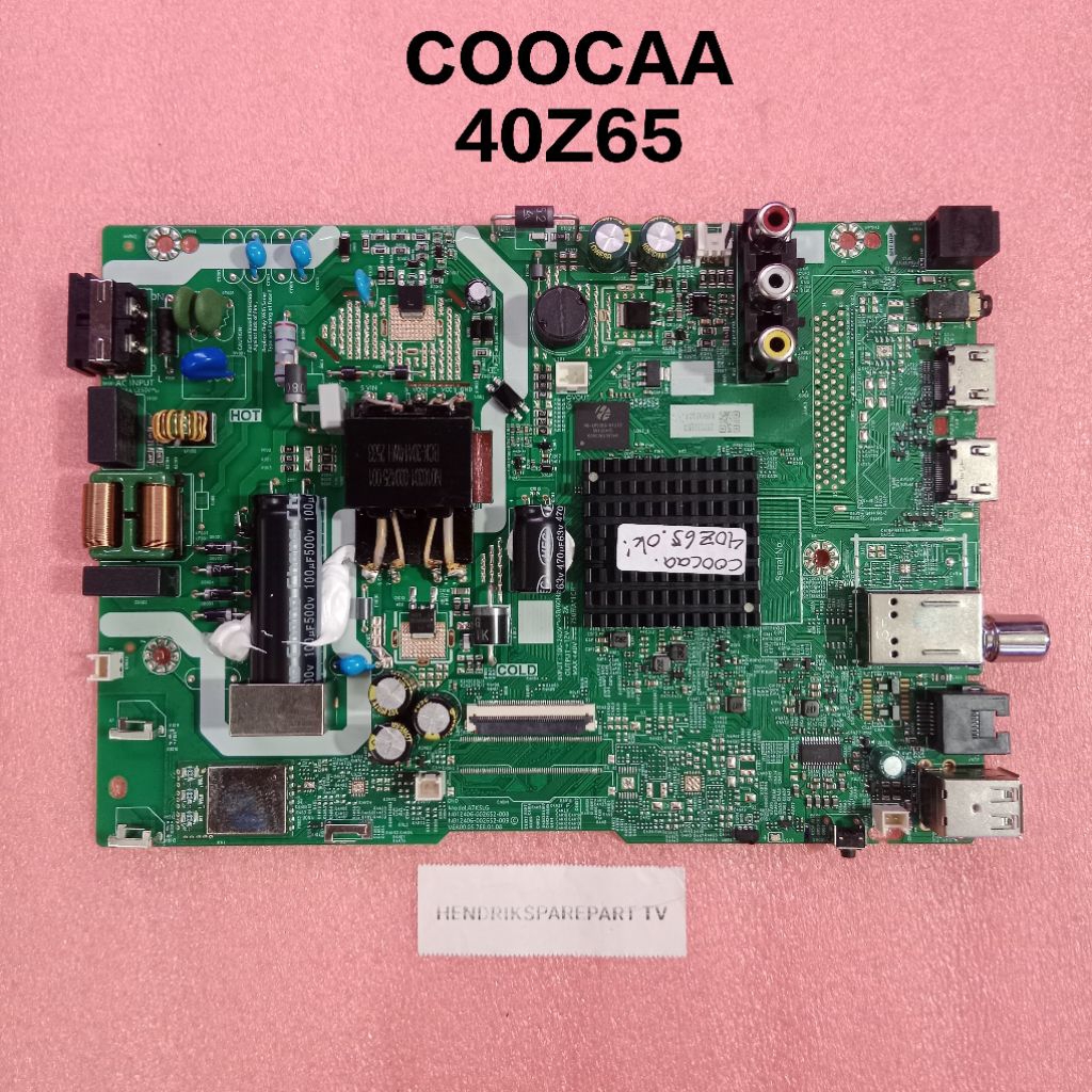 MB COOCAA 40Z65 - MAINBOARD MESIN TV COOCAA 40Z65