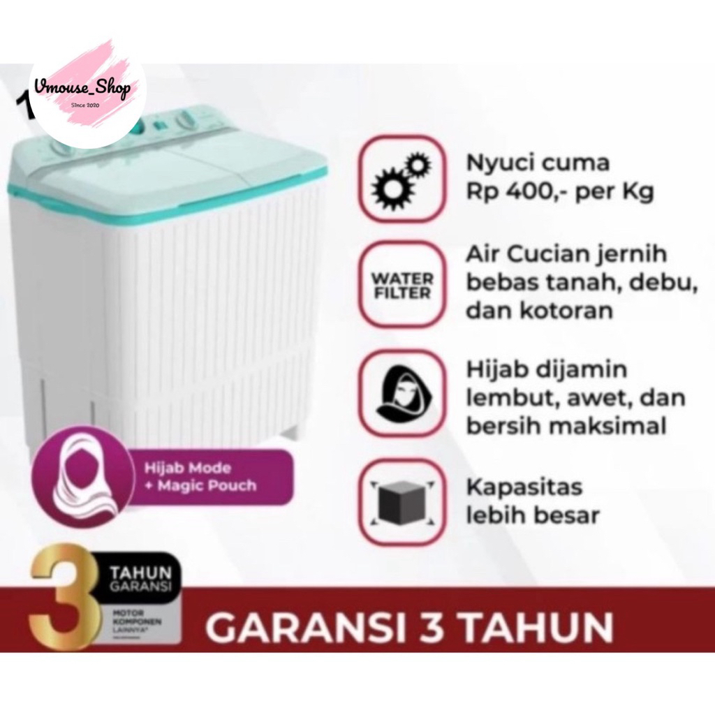 MESIN CUCI POLYTRON 2 TABUNG 7KG/ 8KG/ 9KG/ 10KG - POLYTRON MESIN CUCI 2 TABUNG 10KG - MESIN CUCI PO