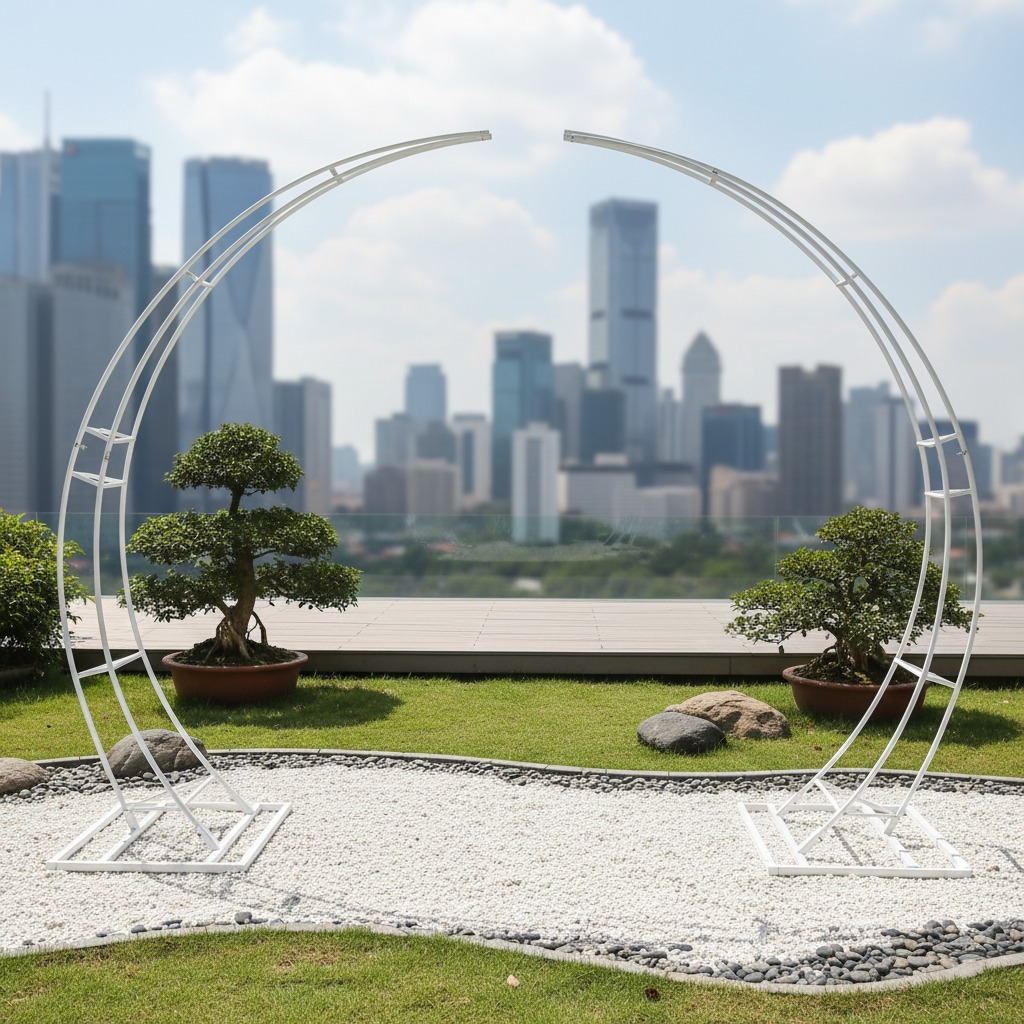 READY STOCK BACKDROP LENGKUNG Lengkungan dekorasi / Pergola wedding / Dekorasi / Backdrop / dekorasi