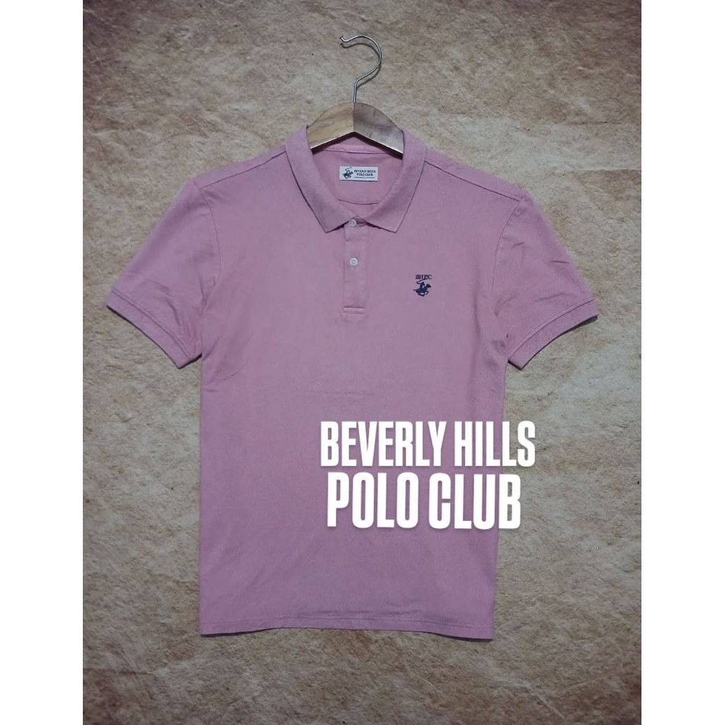 Tshirt keren BEVERLY HILLS bahan adem second/bekas/preloved