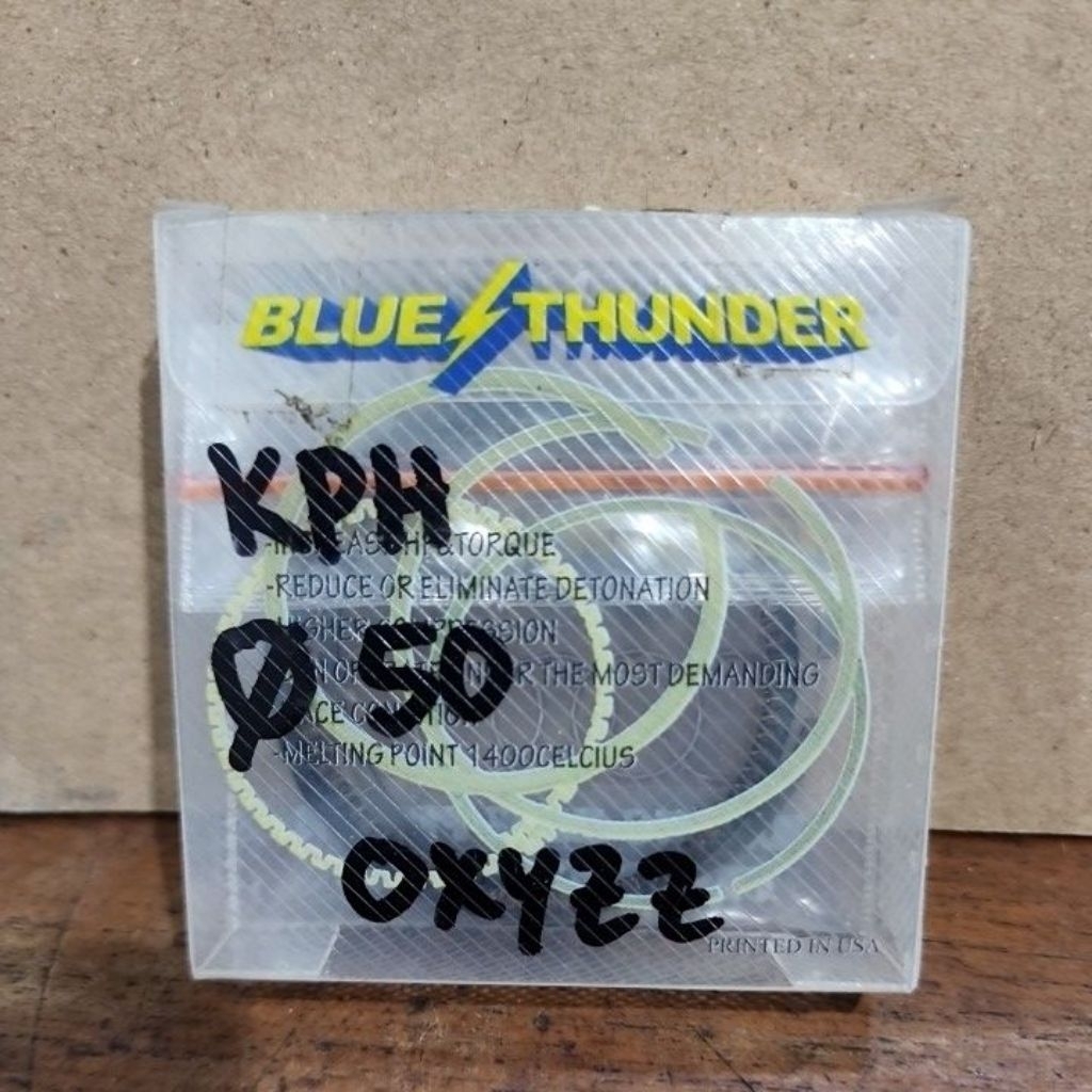 RING SEHER KARISMA KPH UKURAN 50 BLUE THUNDER