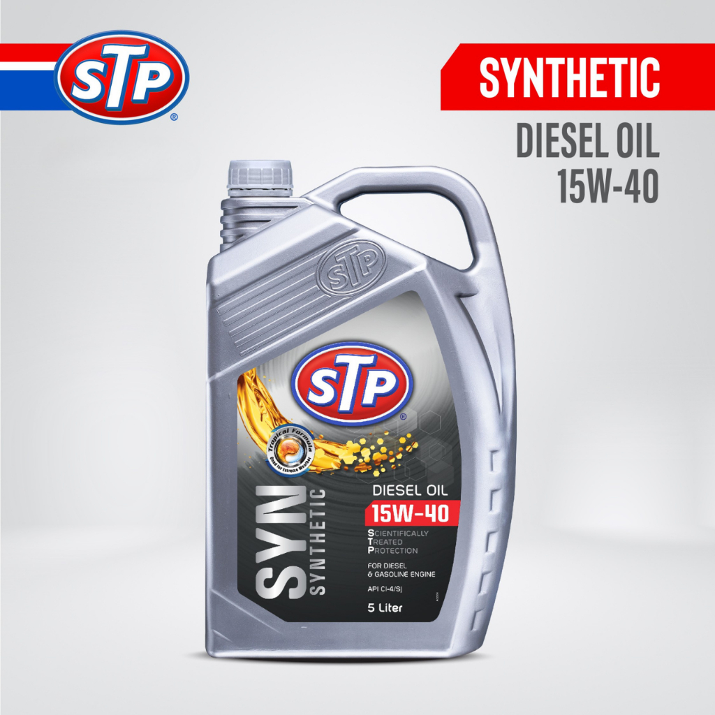 STP - Synthetic Diesel OIL 15W-40 5 L Oli Mesin Mobil Diesel Sintetik