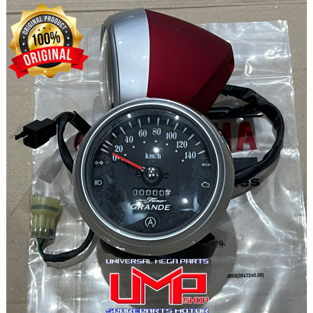 SPIDOMETER FINO GRANDE 125 Speedometer Meter Yamaha Fino Grande 125 Merah DOFF ORIGINAL