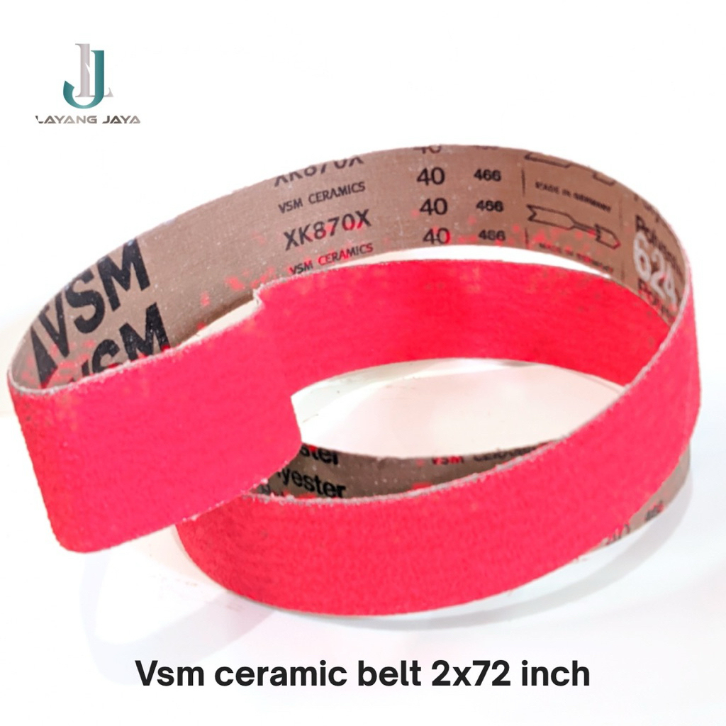 vsm ceramic amplas belt 2x72 inch/belt grinder