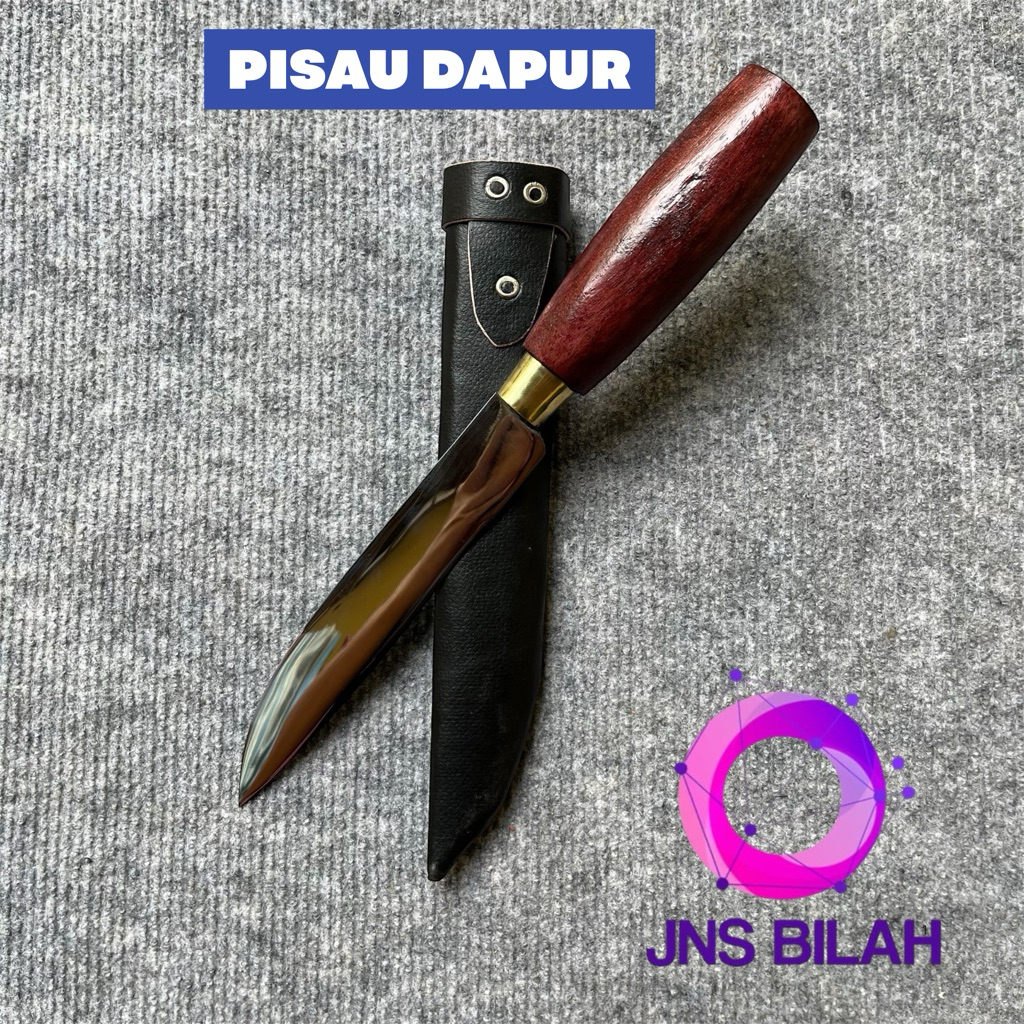 pisau dapur pisau seset kulit daging pisau  bahan baja supertajam khas Banten COD
