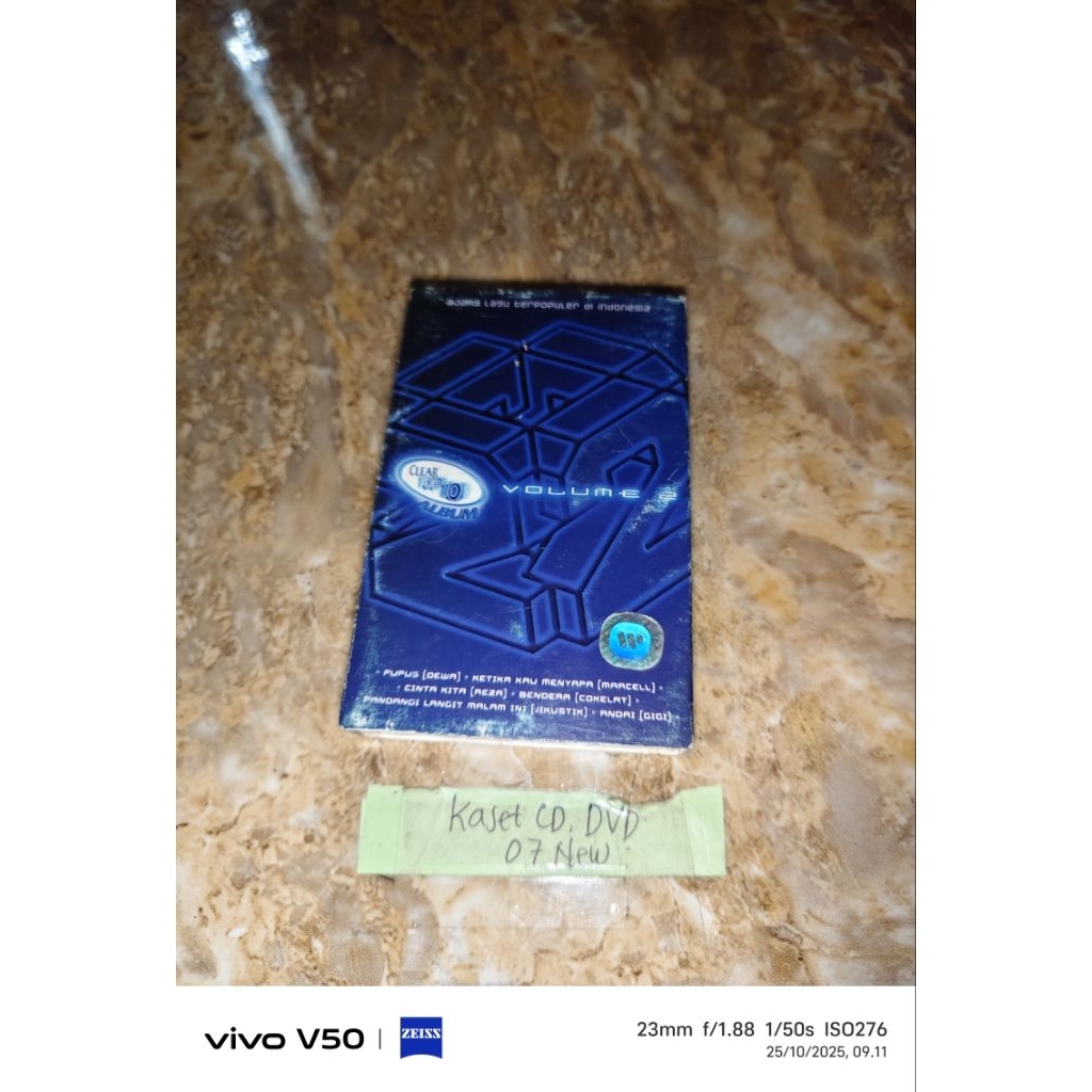 Kaset Pita Clear Top 10 Albuk Volume 2