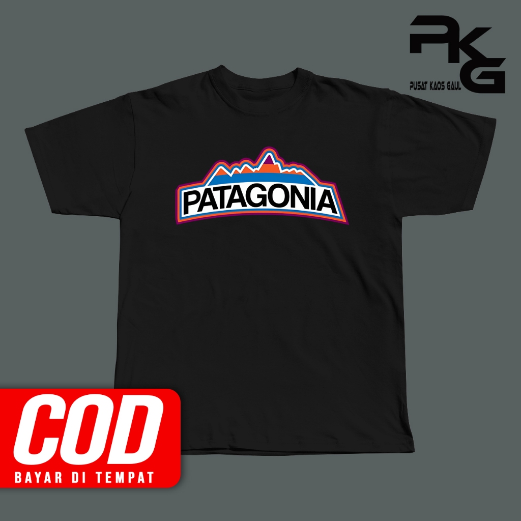 Kaos Pria Wanita PATAGONIA Kaos Meme / Kaos Plesetan / Kaos Pollycotton 24s