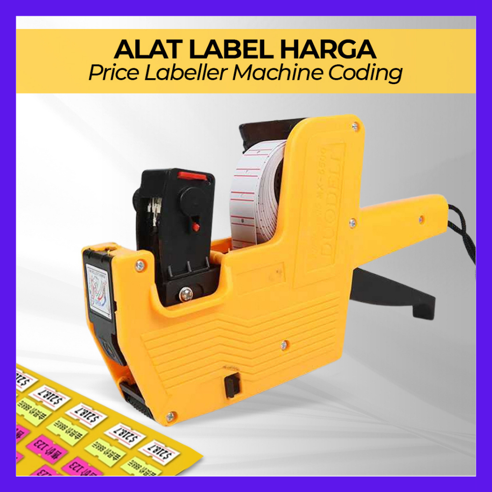 Alat Label Harga Price Labeller Machine Coding - MX-5500 - Multi-Color Alat Label Harga Expired Date
