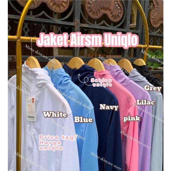 JAKET ANTI UV UNIQLO UPF50 UNISEX (PRIA DAN WANITA)