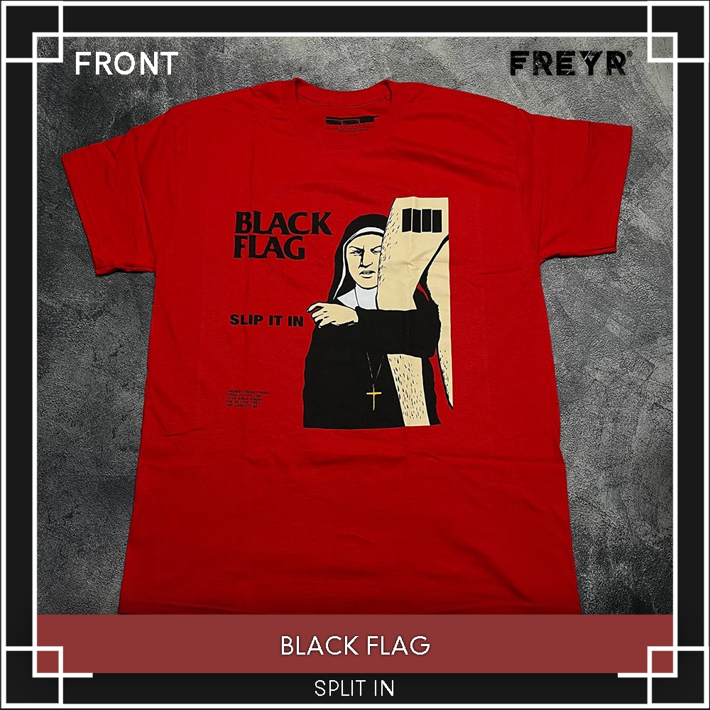 Kaos Band Black Flag - Split In Original