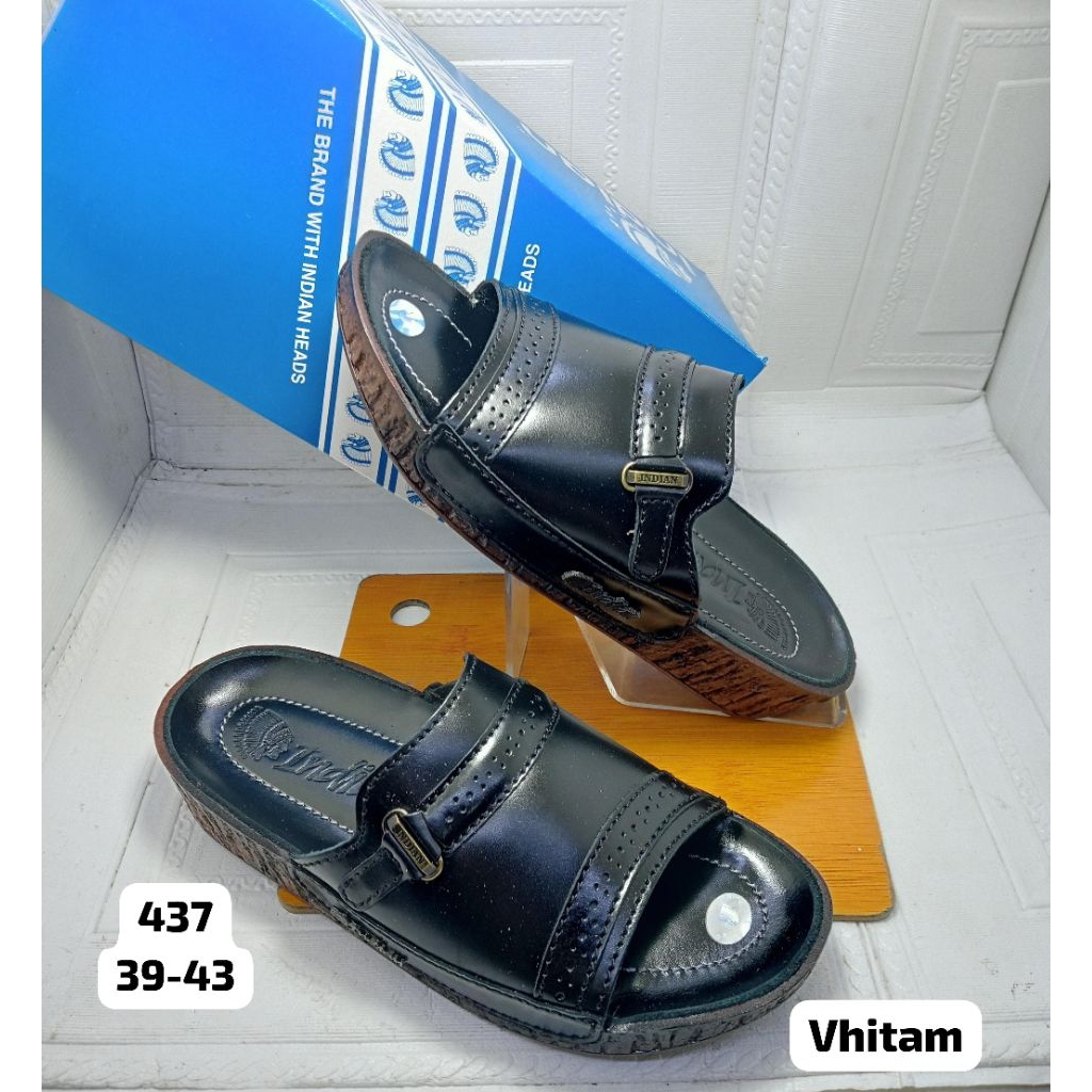 SANDAL PRIA KULIT ASLI INDIAN 437