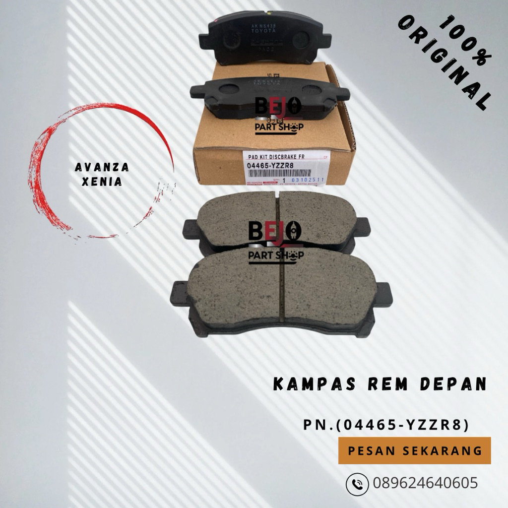 KAMPAS REM DEPAN TOYOTA AVANZA pn;(04465-YZZR8)
