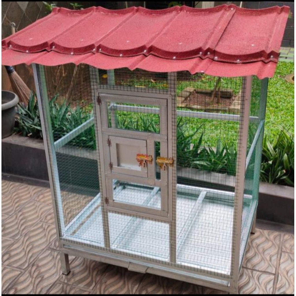 Kandang iguana, reptil, burung, ayam hias outdoor