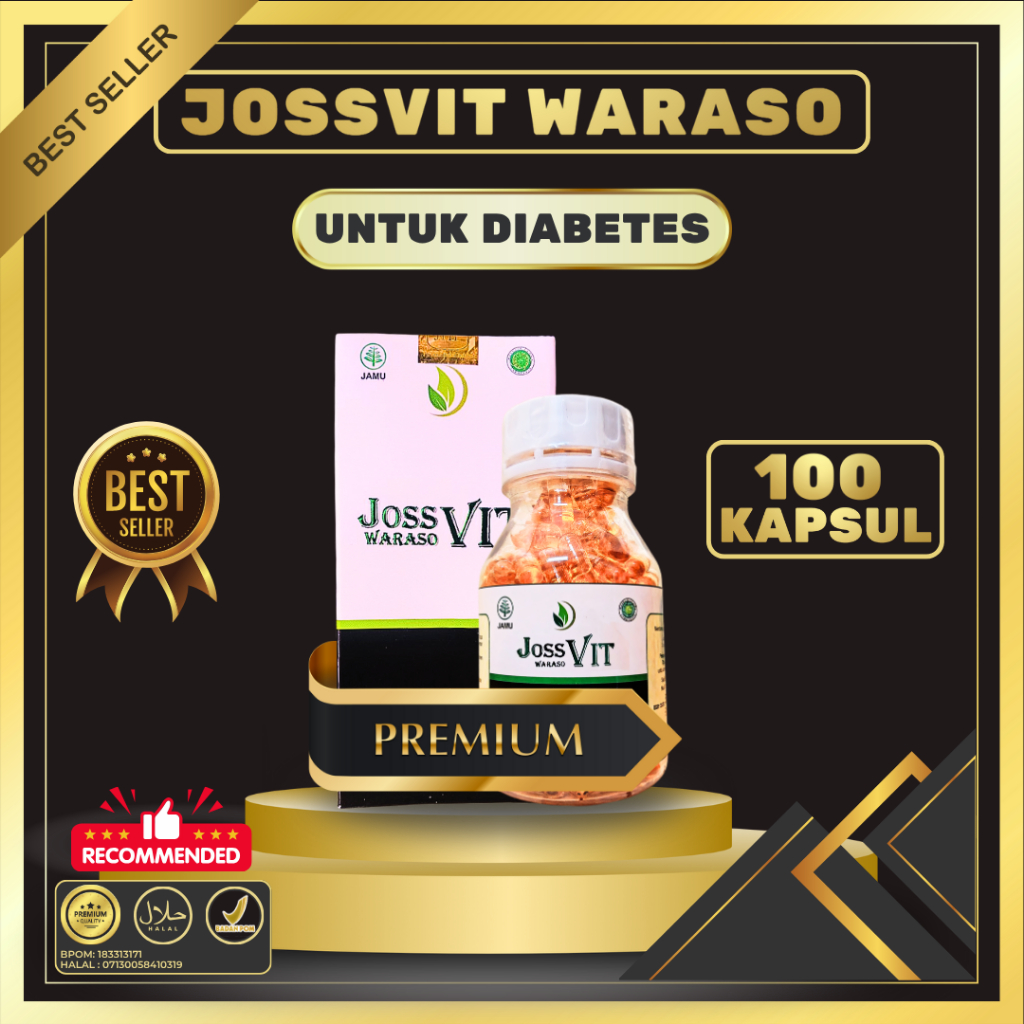 Jossvit Original - Herbal Multikhasiat Atasi Diabetes Kebas Kesemutan Premium BPOM