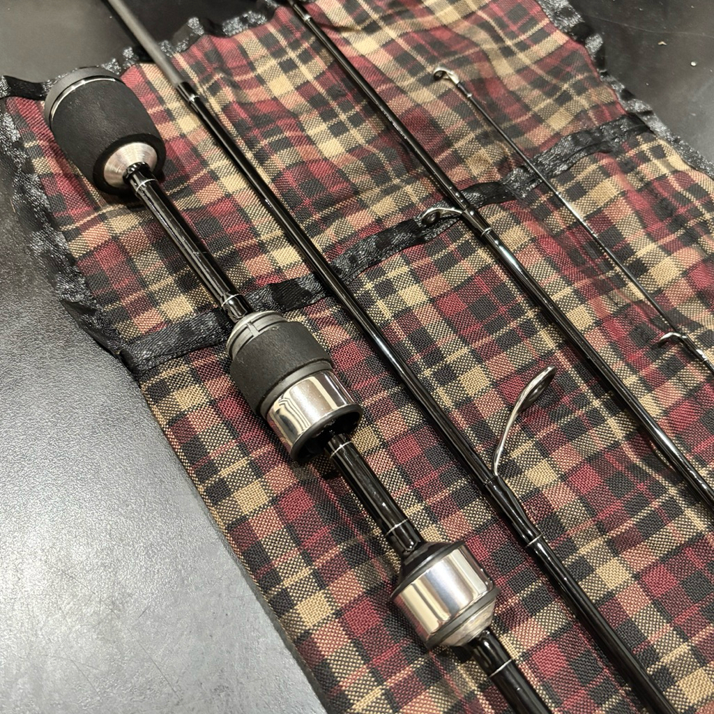 Kharma Custom Works - 5” Stream/ Area Custom Spinning Rod - Skeleton Reelseat Model (Bekas Bagus)