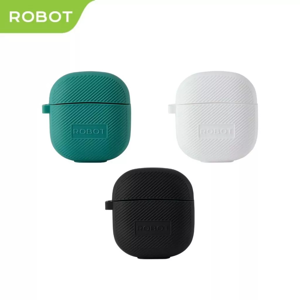 ROBOT Airbuds Liquid Silicone Case Pelindung Case TWS T60 Original