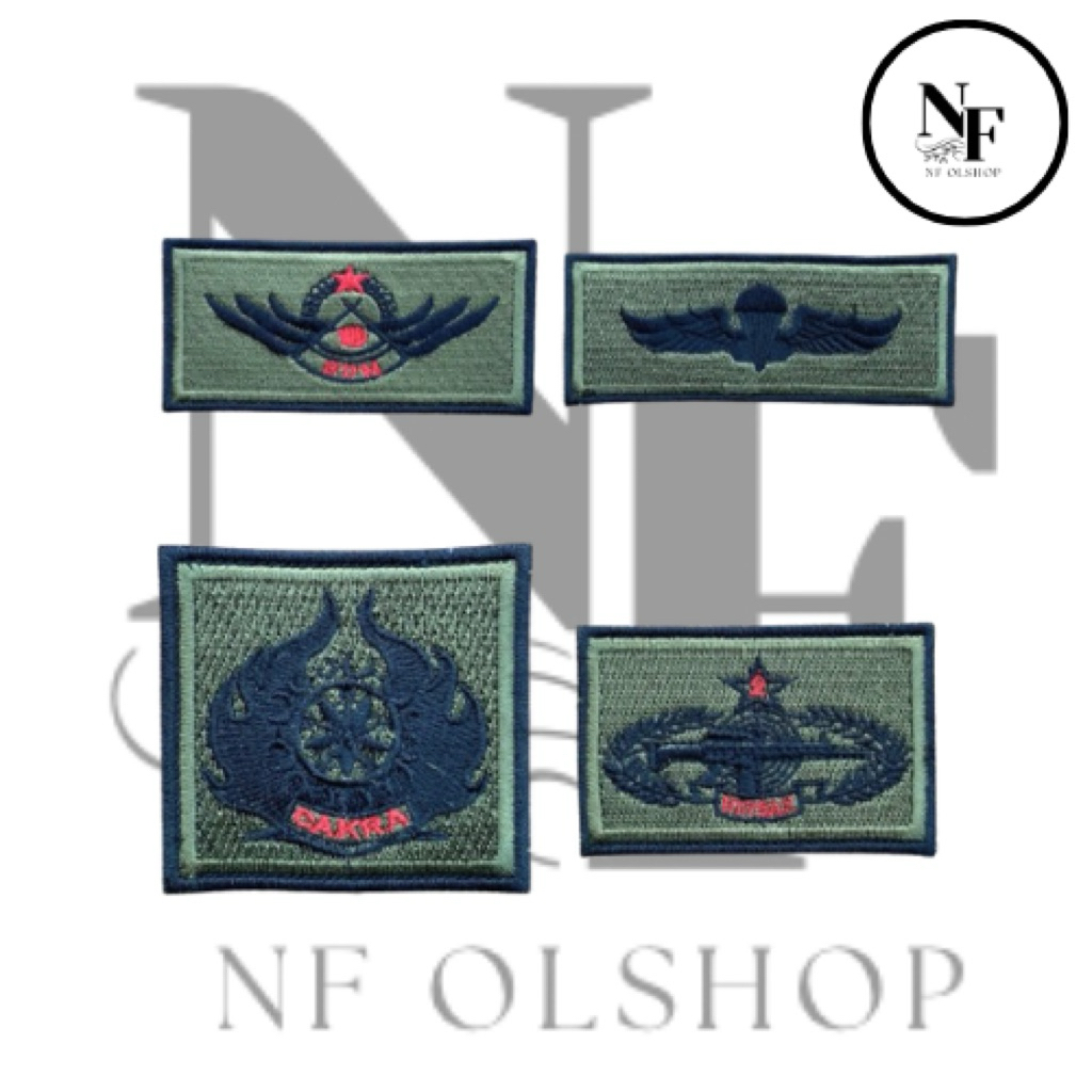 Atribut Bordir PDL Matra Darat NKRI TNI AD SATUAN