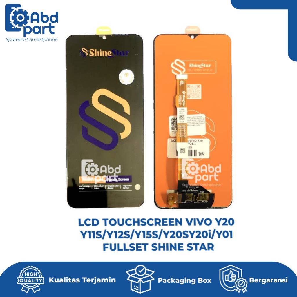 LCD TOUCHSCREEN VIVO Y20/Y11S/Y12S/Y15S/Y20S/Y20i/Y01 FULLSET OG SUPER/SHINESTAR/MEETOO/SUNSHINE/AIM