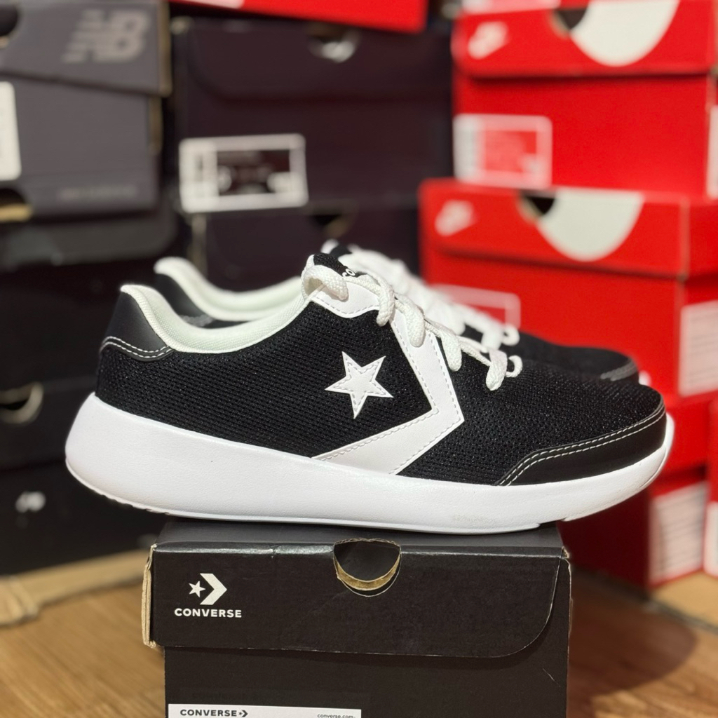 Converse Day One Trainer Ox Black White Resmi
