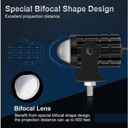 LAMPU SOROT LED LASER / Mini Laser Gun / Lampu Tembak Sorot Foglamp / Lampu Tembak Laser Led Mini 2 