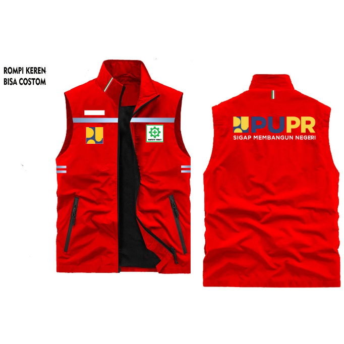 Rompi Kerja PUPR | Rompi Lapangan PUPR | Rompi Dinas PUPR