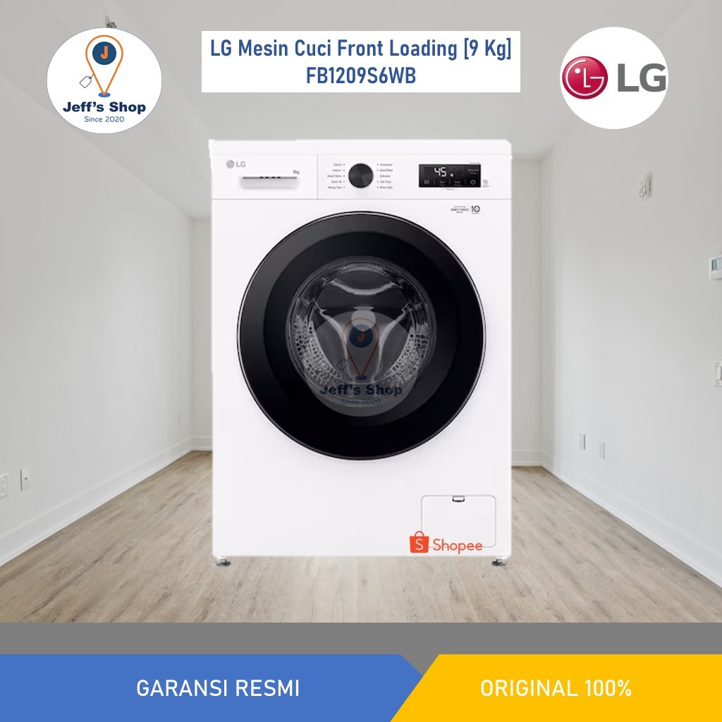 Lg Mesin Cuci Front Loading [9 Kg] FB1209S6WB