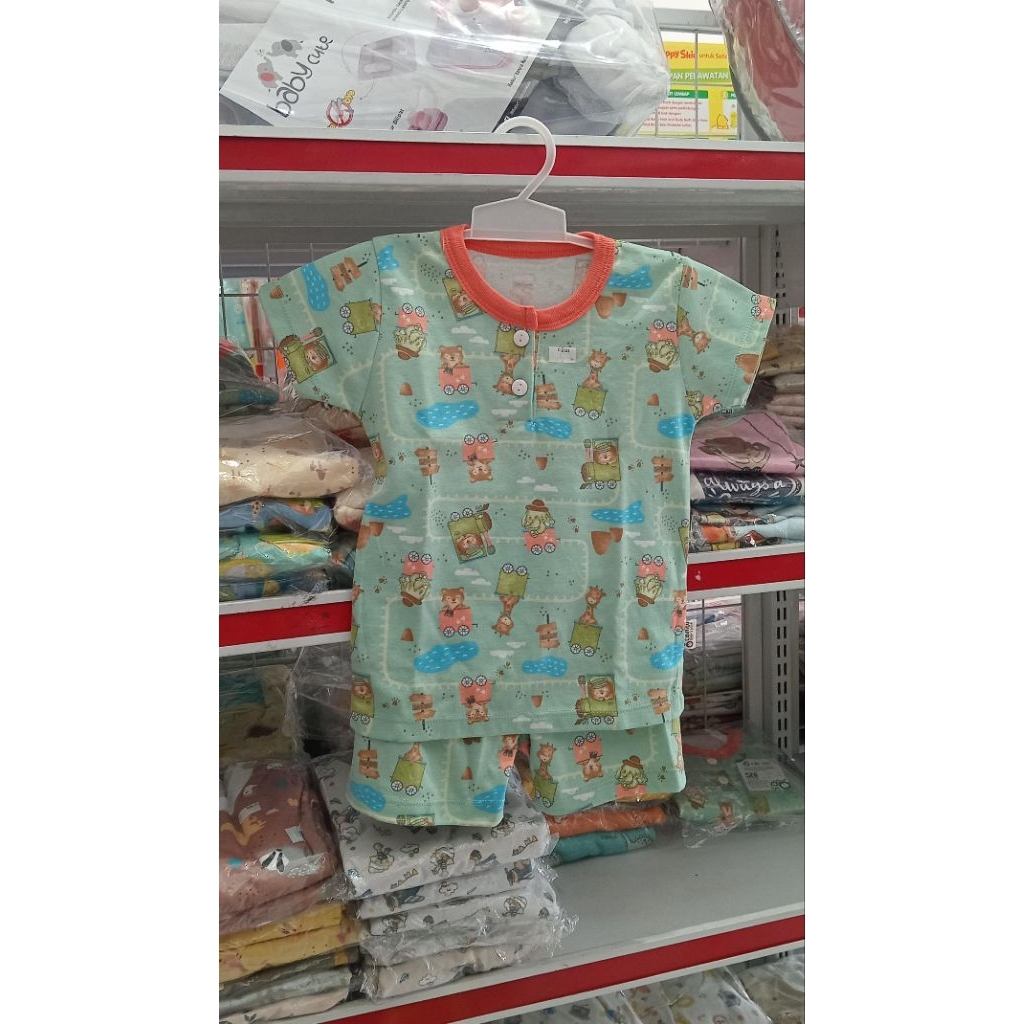 Cainito Setelan Pendek Motif L (1-2th)