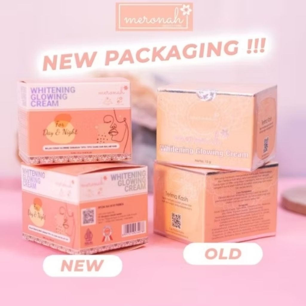 MERONAH GLOWING CREAM BPOM