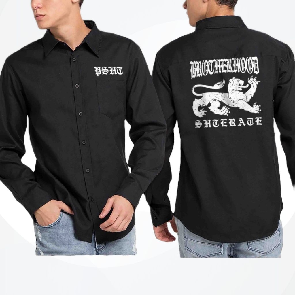 (Kode A) Kemeja Sablon Brotherhood SH Terate