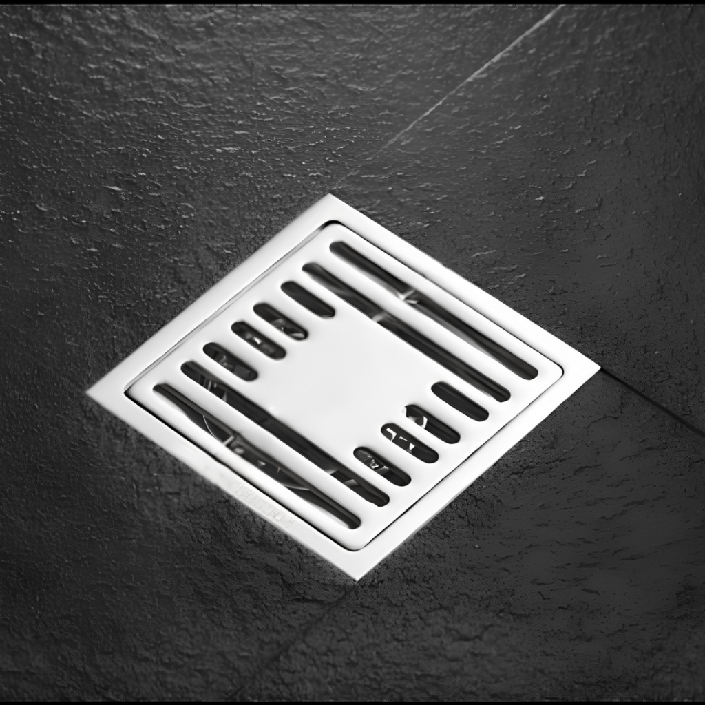 Floor Drain Afur Lantai Stainless Saringan Got 4 inci Anti Bau Kamar Mandi Afur Katub Otomatis