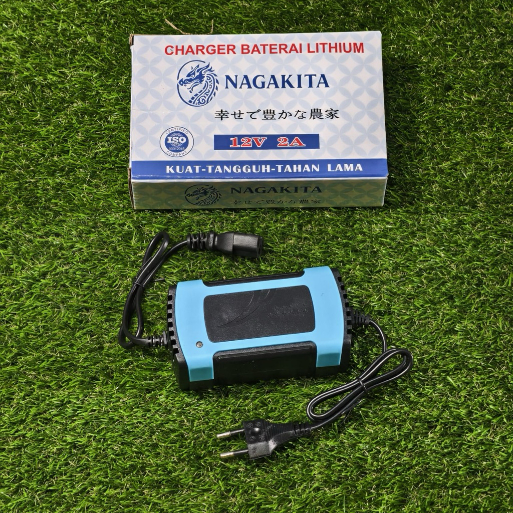 CHARGER LITHIUM DAN BATRE LITHIUM NAGAKITA / TANIKITA BAGUS TAHAN LAMA AKI POMPA SPRAYER ELEKTRIK
