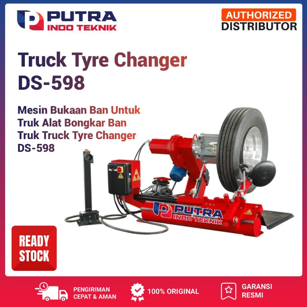 Mesin Bukaan Ban Untuk Truk Alat Bongkar Ban Truk Truck Tyre Changer DS-598