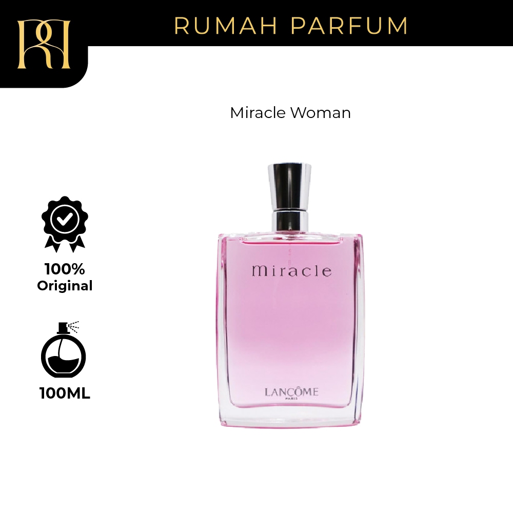 Parfum Wanita Lancome Miracle Woman (100 mL) Perfume Cewek Tahan Lama dan Wangi